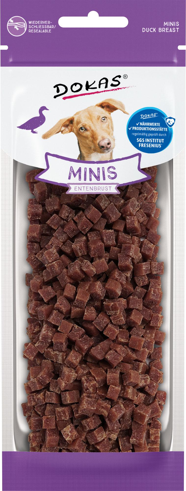 Dokas Hundesnack Minis Entenbrust