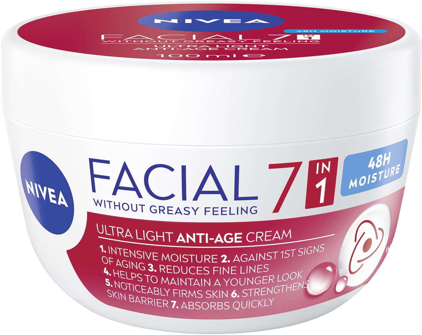 NIVEA Gesichtscreme Facial Ultra-Light Anti-Age
