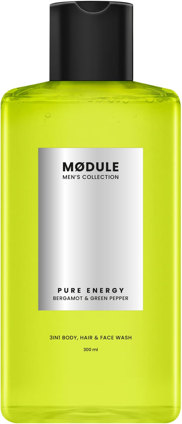 MØDULE Pure Energy 3in1 Body, Hair & Face Wash 