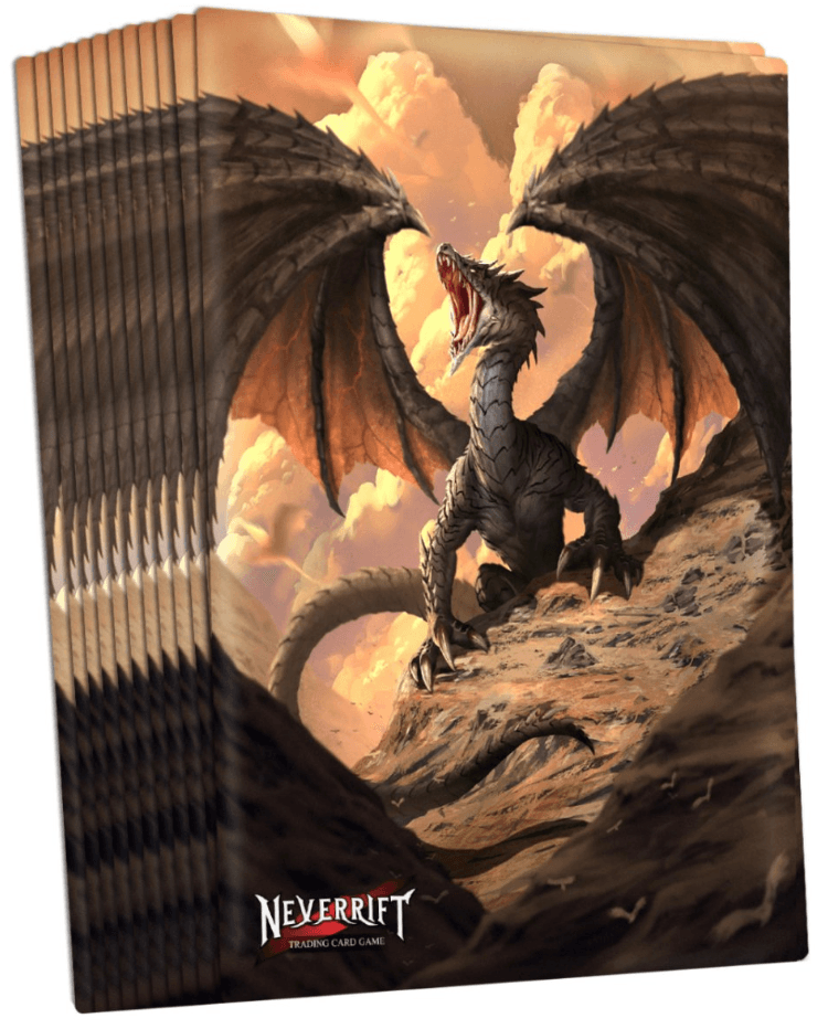 Neverrift TCG Card Sleeves Deathclaw Dragon – 40 Premium Kartenhüllen matt 66 × 91 mm