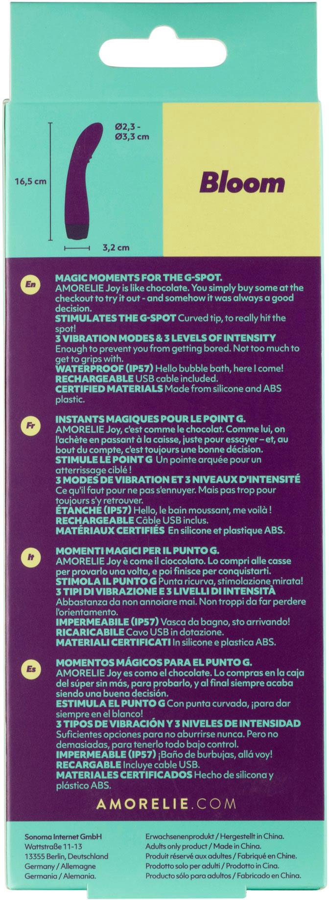 Produktbild Amorelie Joy Vibrator G Punkt Bloom 3 von 7