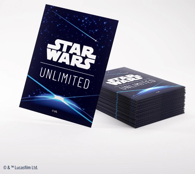 Produktbild Gamegenic - STAR WARS™: UNLIMITED DOUBLE SLEEVING PACK SPACE BLUE 3 von 4