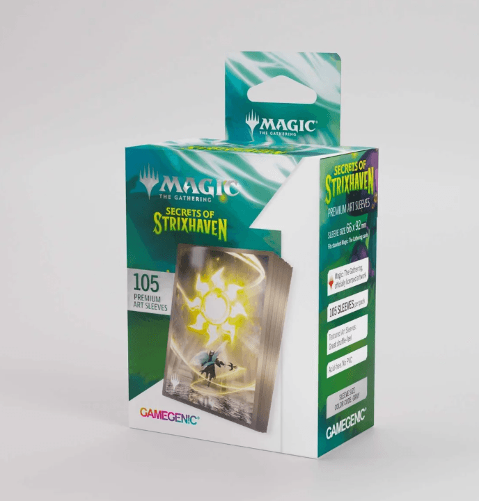 Gamegenic Magic: The Gathering Secrets of Strixhaven Premium Art Sleeves - Mana 1