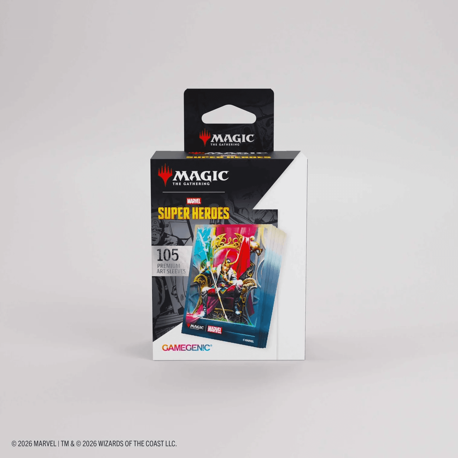 Gamegenic Magic: The Gathering Marvel Super Heroes Premium Art Sleeves - Loki/Doctor Doom
