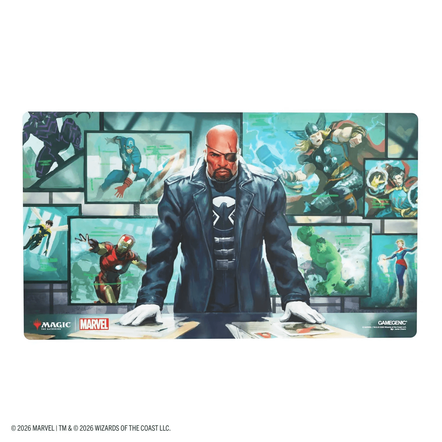 Gamegenic Magic: The Gathering Marvel Super Heroes Prime Playmat - Director Nick Fury