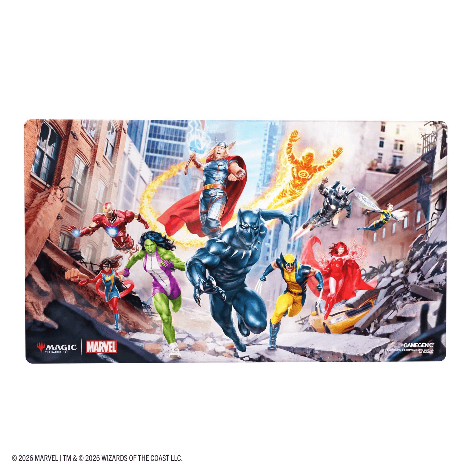 Gamegenic Magic: The Gathering Marvel Super Heroes Shiny Playmat - Marvel Super Heroes