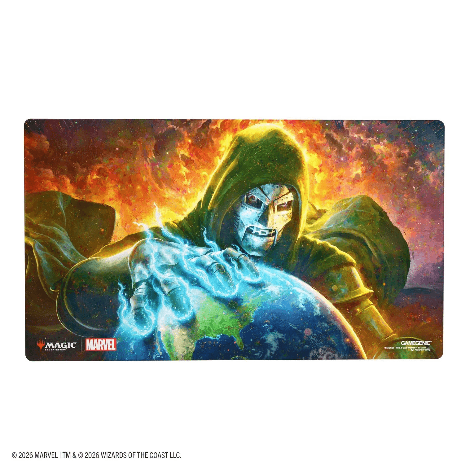 Gamegenic Magic: The Gathering Marvel Super Heroes Shiny Playmat - Doom Reigns Supreme