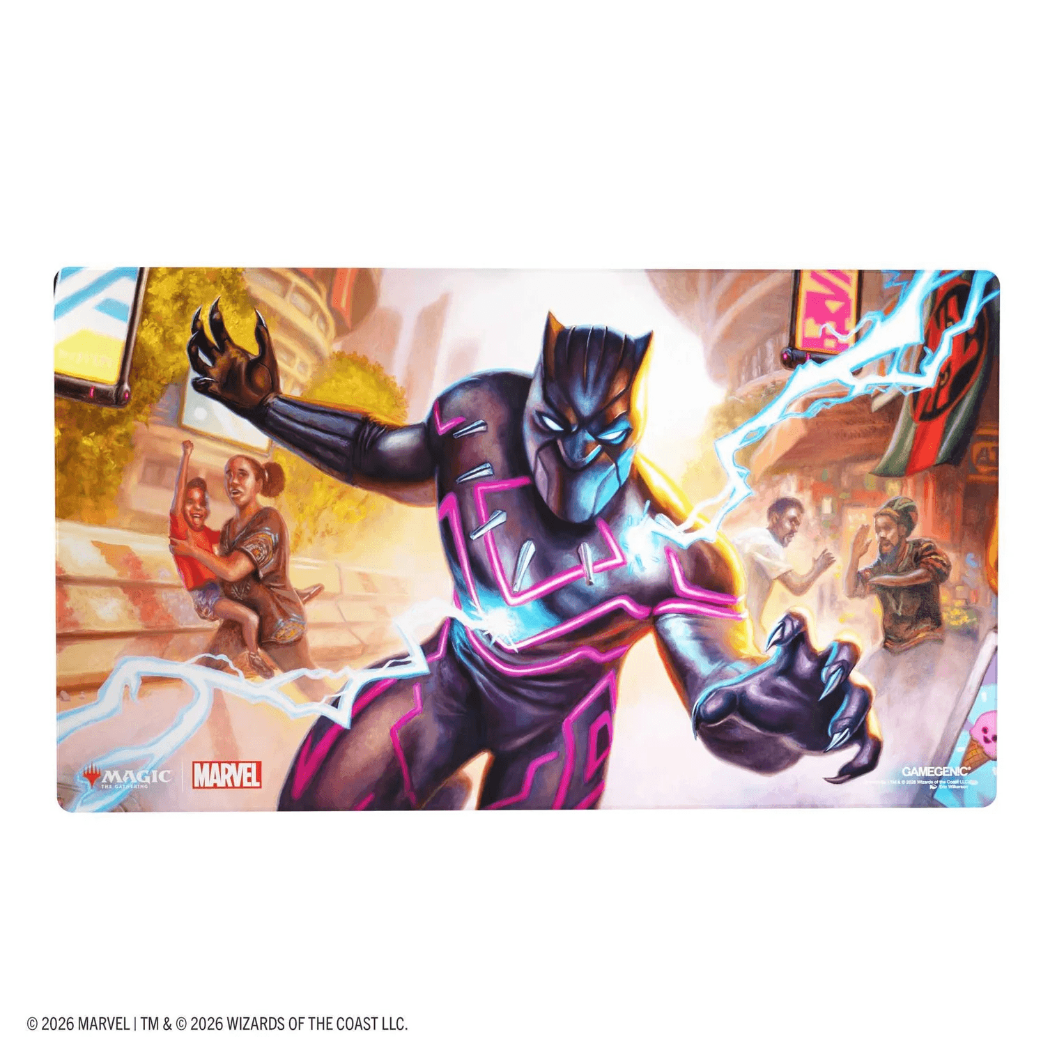 Gamegenic Magic: The Gathering Marvel Super Heroes Shiny Playmat - Striking Black Panther