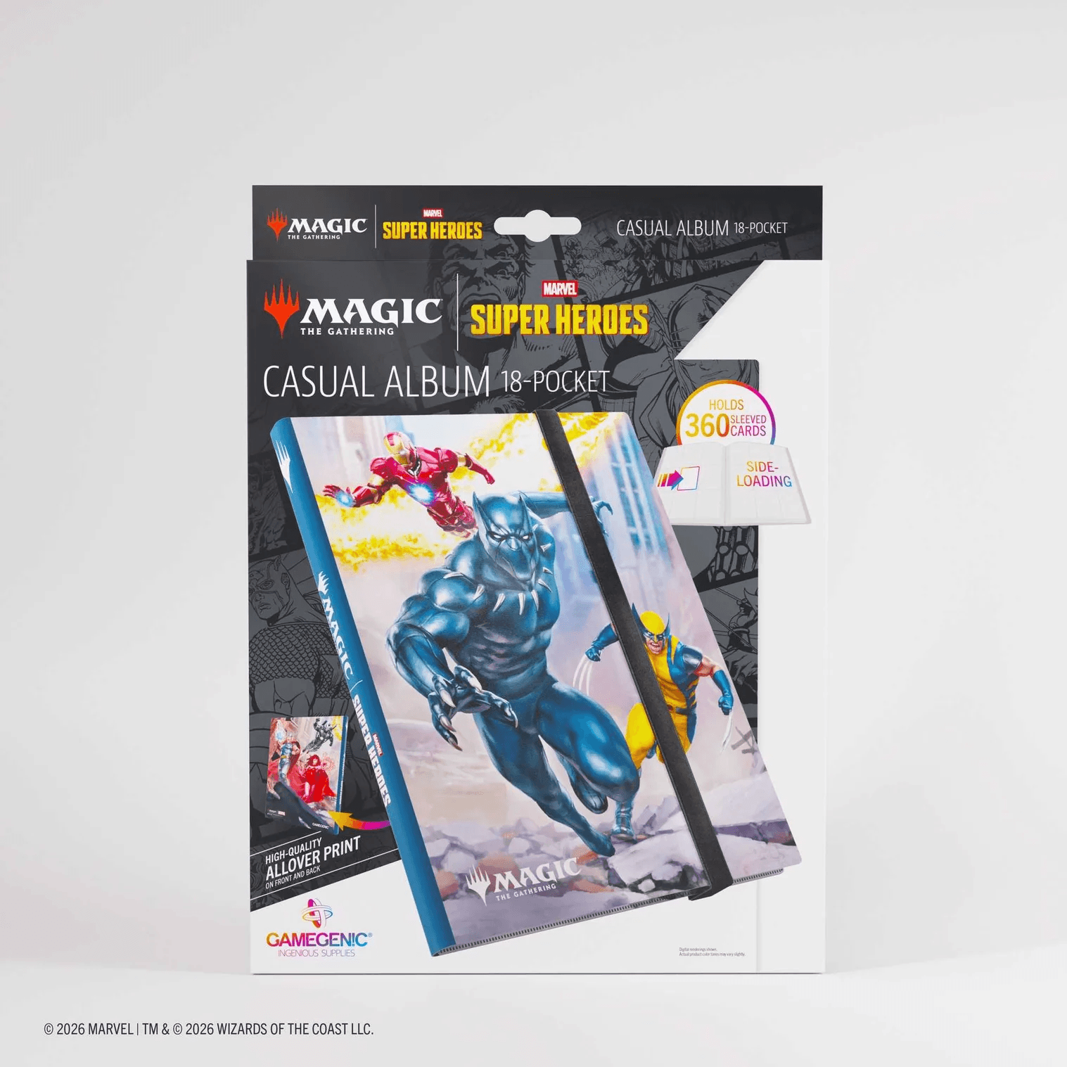 Gamegenic Magic: The Gathering Marvel Super Heroes Casual Album 18-Pocket - Marvel Super Heroes