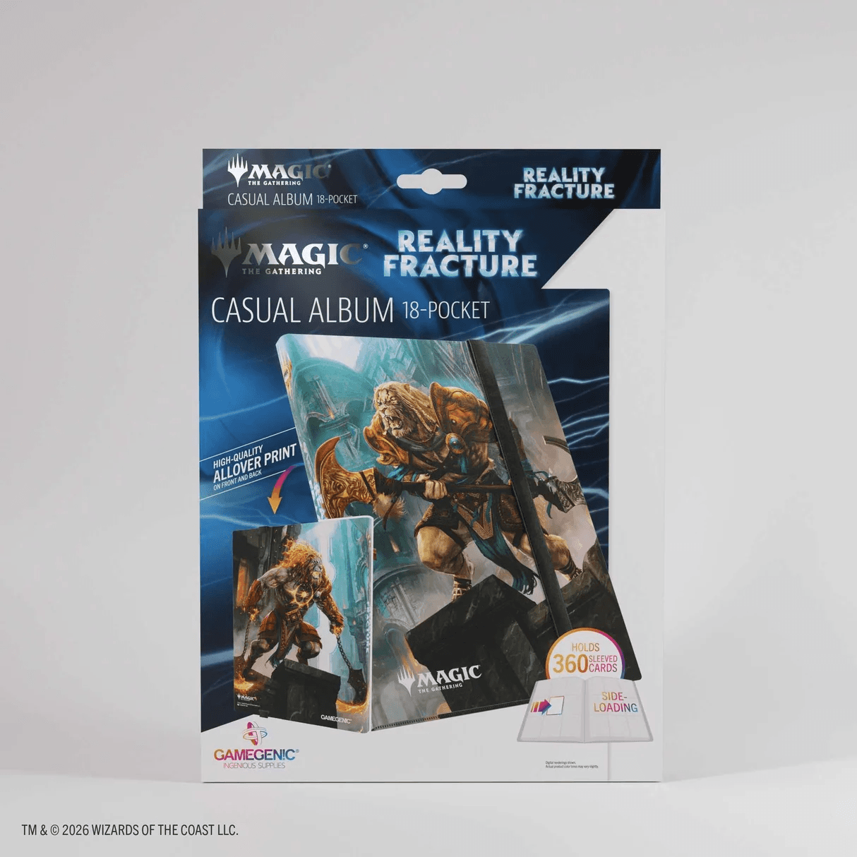 Gamegenic Magic: The Gathering Reality Fracture Casual Album 18-Pocket - Ajani, Path of Vengeance / Ajani, Counterattack Leader
