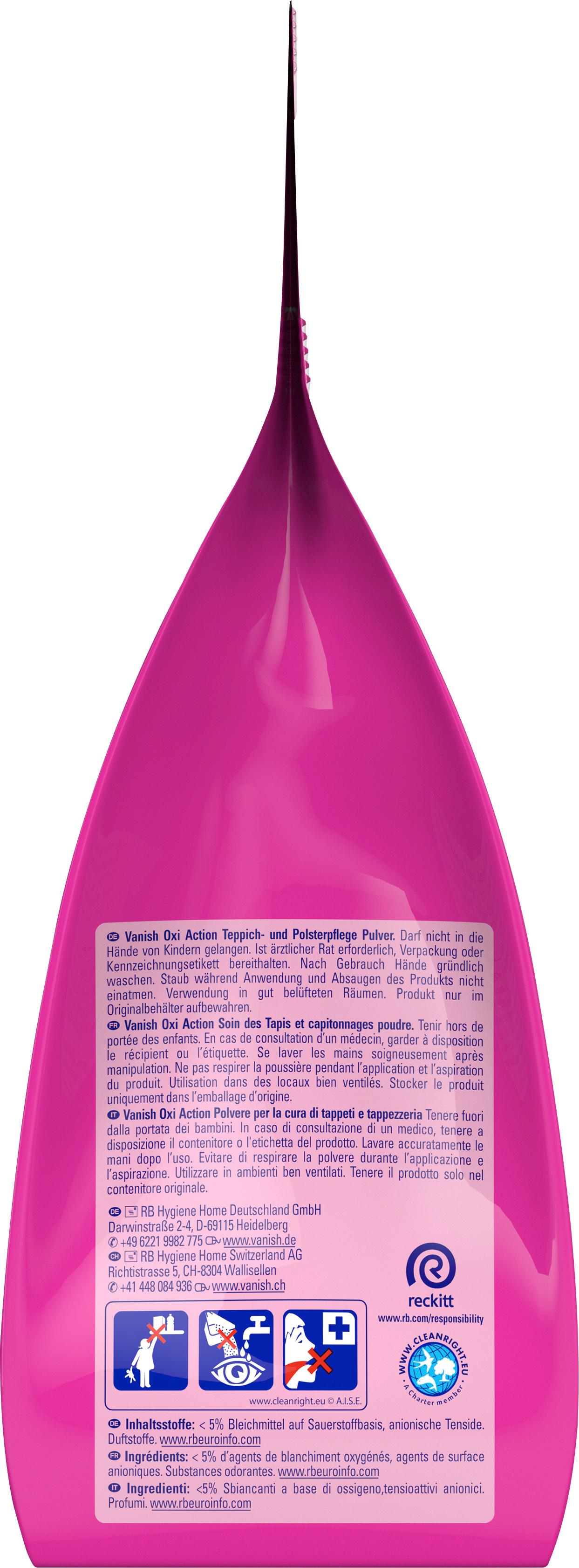 Produktbild Vanish Oxi Action Teppich-&Polsterpflege Pulver 4 von 4