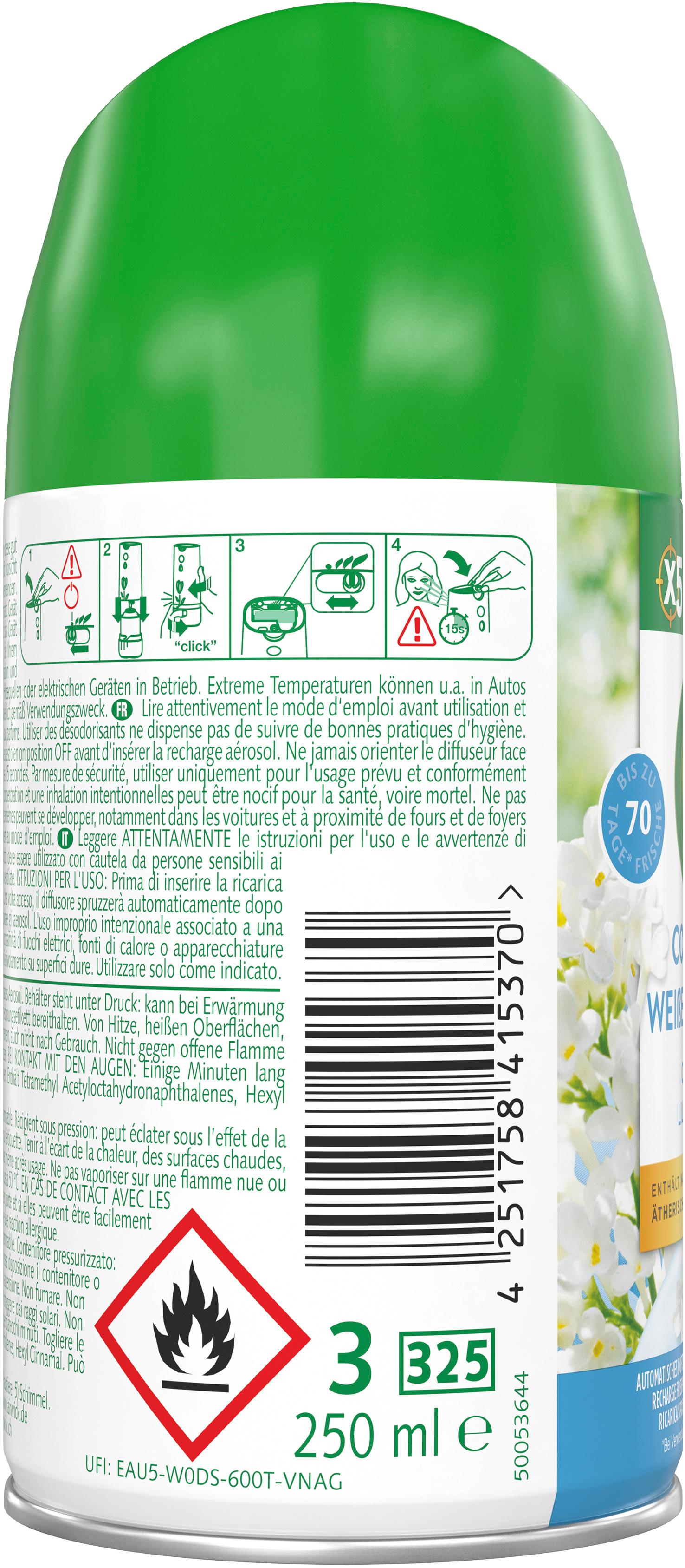 Produktbild Air Wick Duftspray Cotton&Weißer Flieder Nachfüller 4 von 4