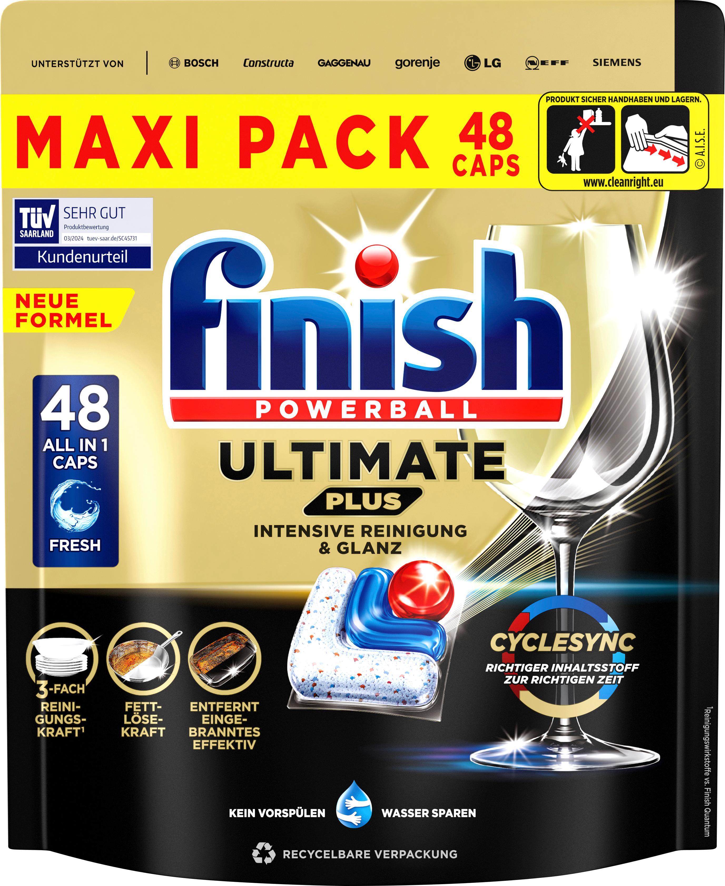 Finish Spülmaschinentabs Ultimate Plus All-in-1 Maxipack Regular