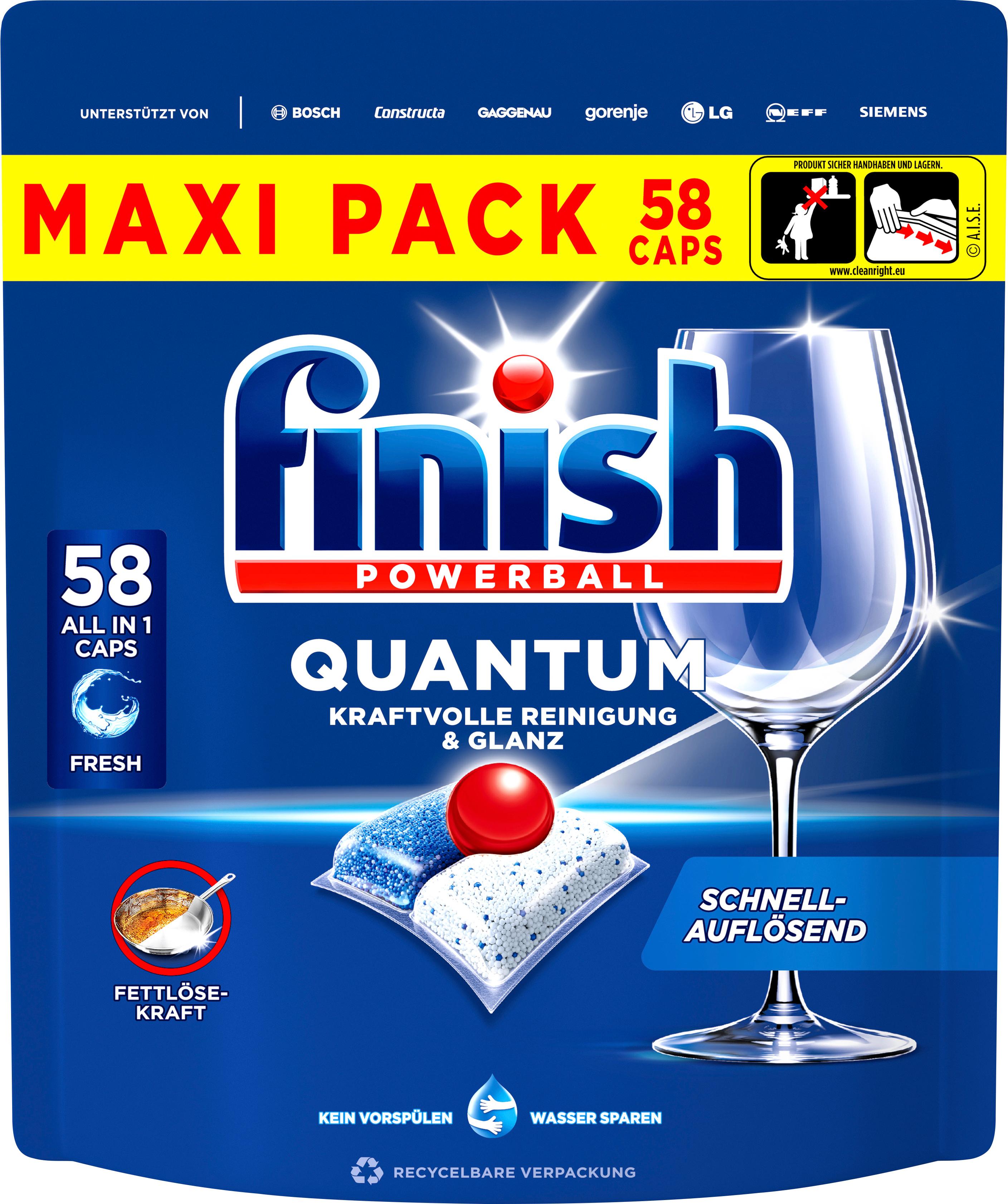 Finish Spülmaschinentabs Quantum All-in-1 Maxipack Regular