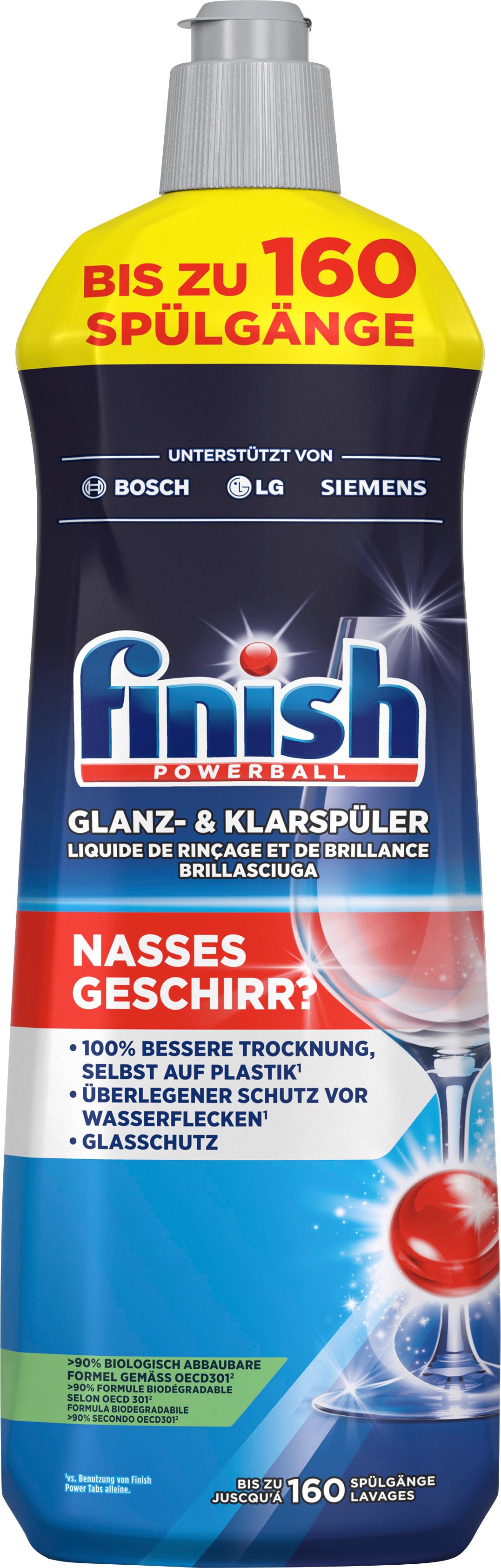 Finish Glanz- und Klarspüler XL-Pack Regular