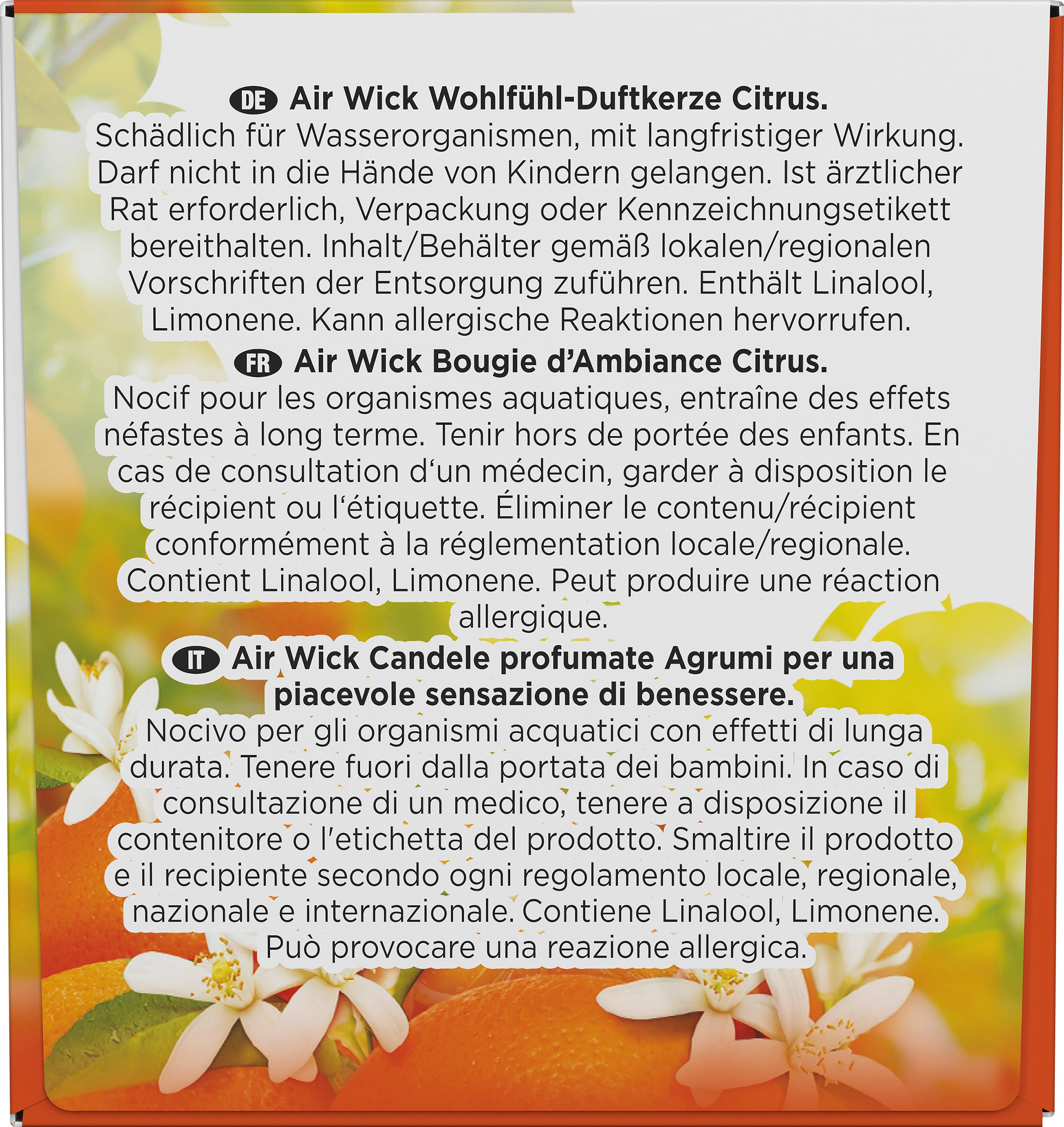 Produktbild Air Wick Duftkerze Anti-Tabak-Orange 3 von 12