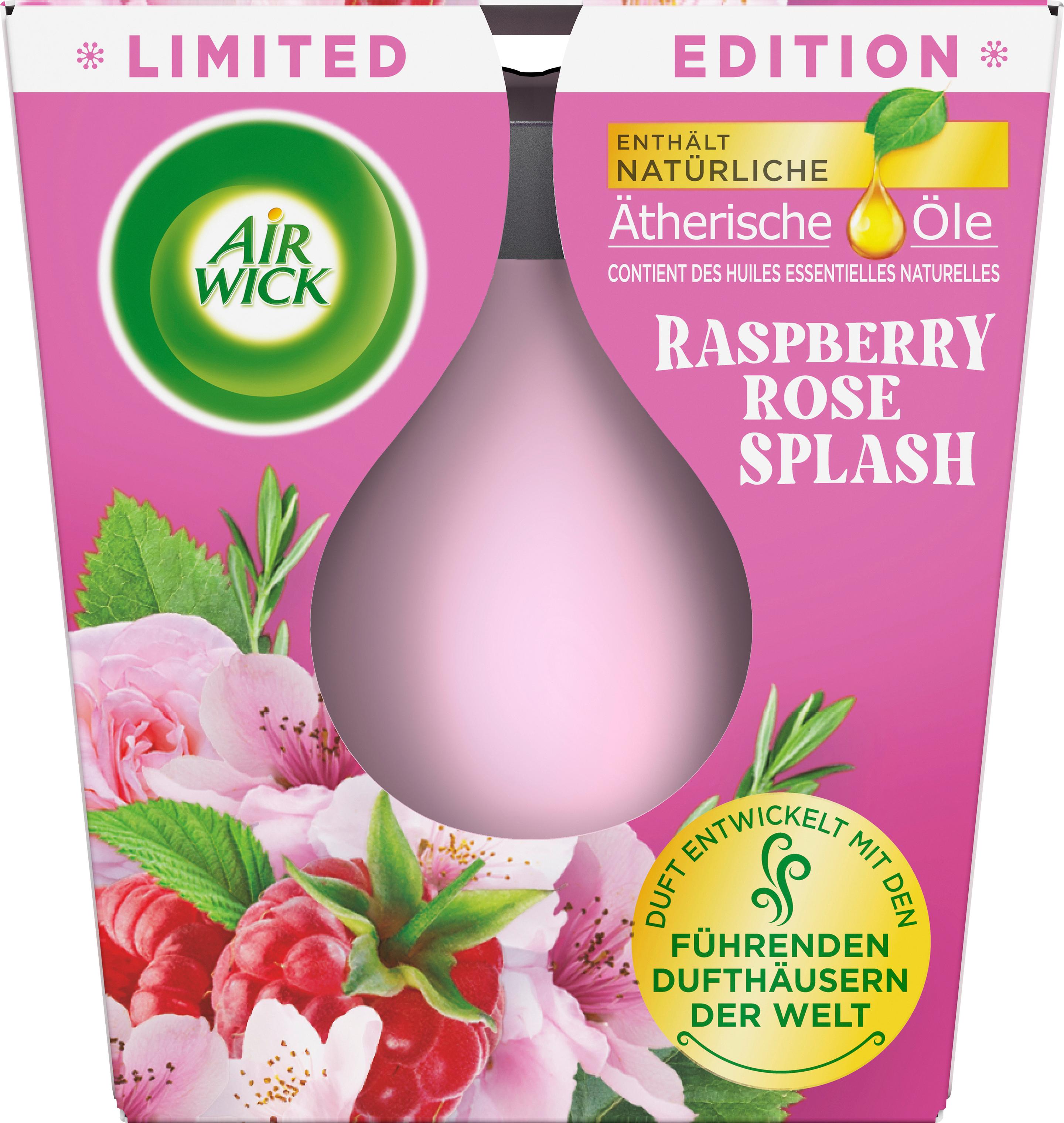 Air Wick Duftkerze Raspberry Rose Splash