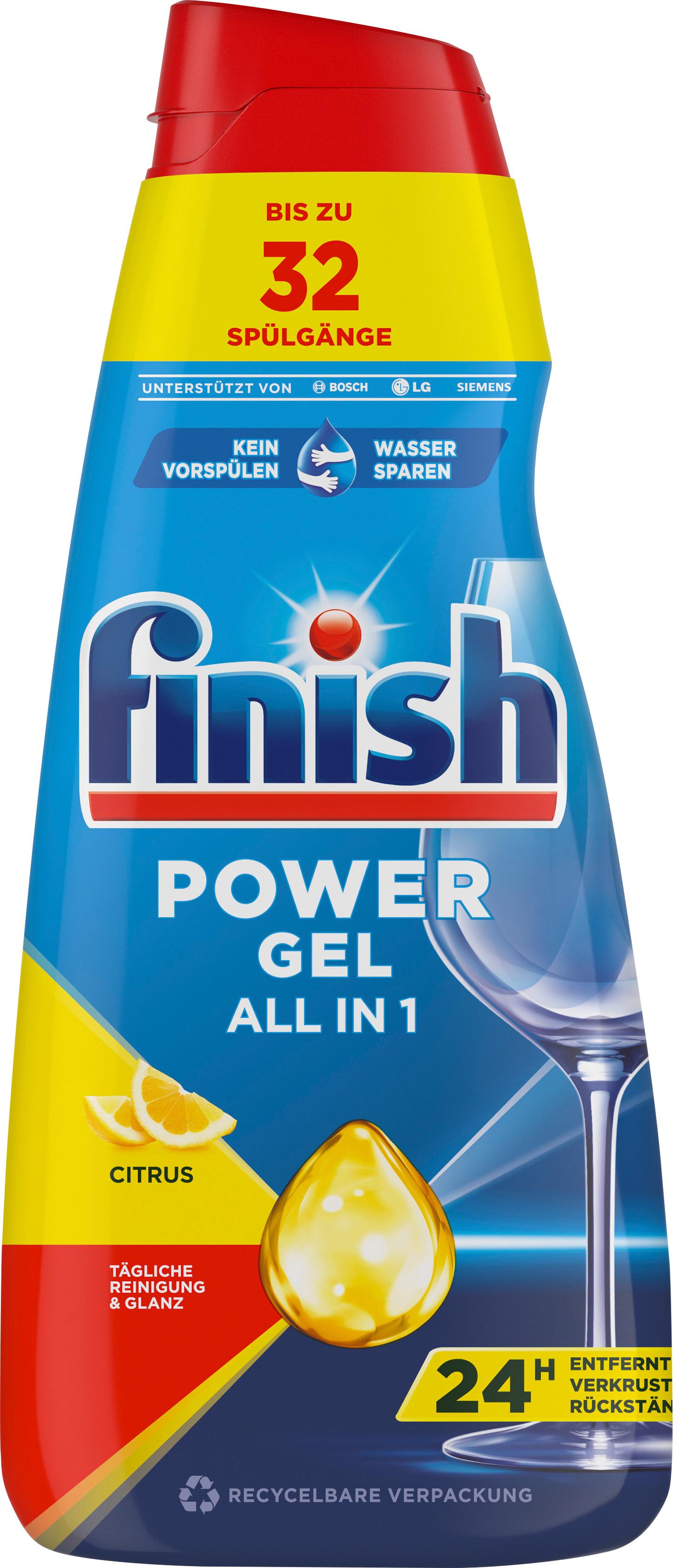 finish Power Gel All in 1 Citrus