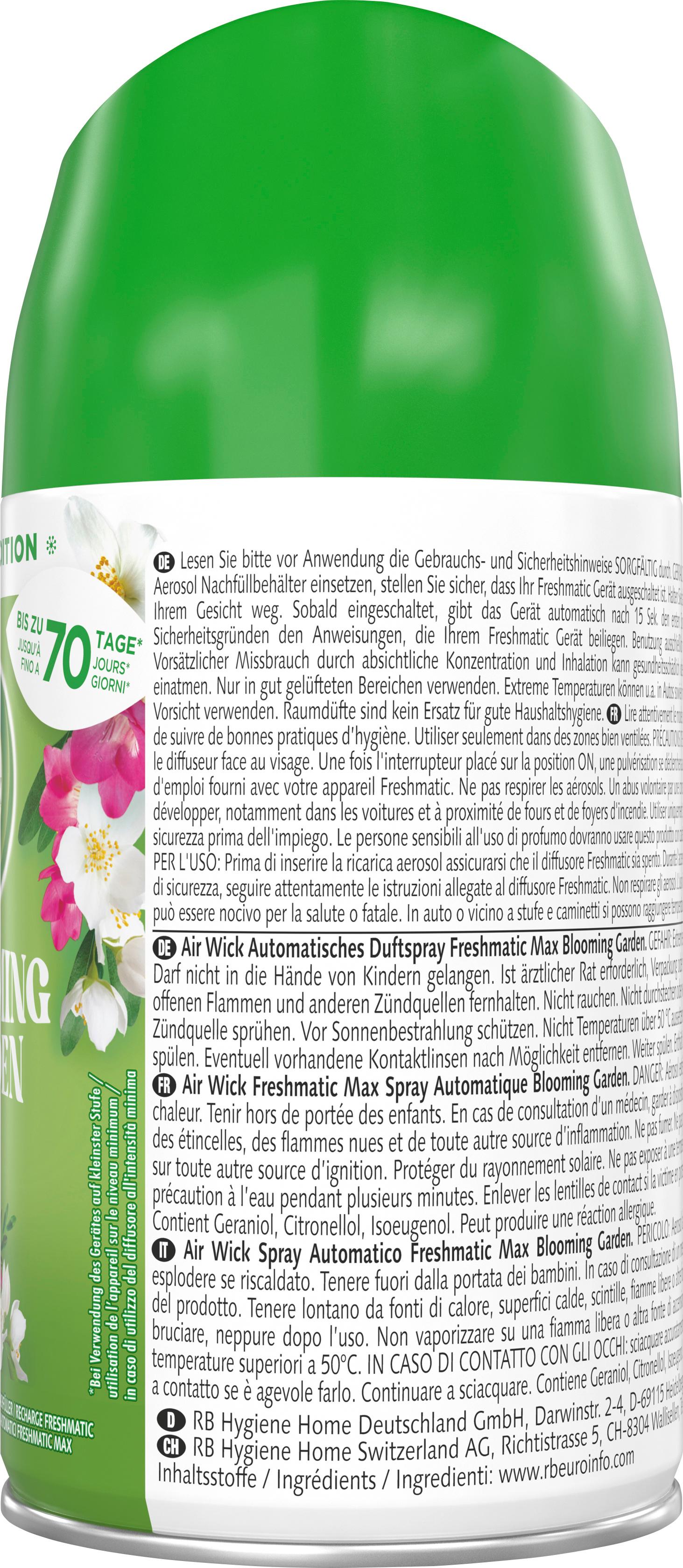 Produktbild Air Wick Freshmatic Max Nachfüller Blooming Garden 4 von 4