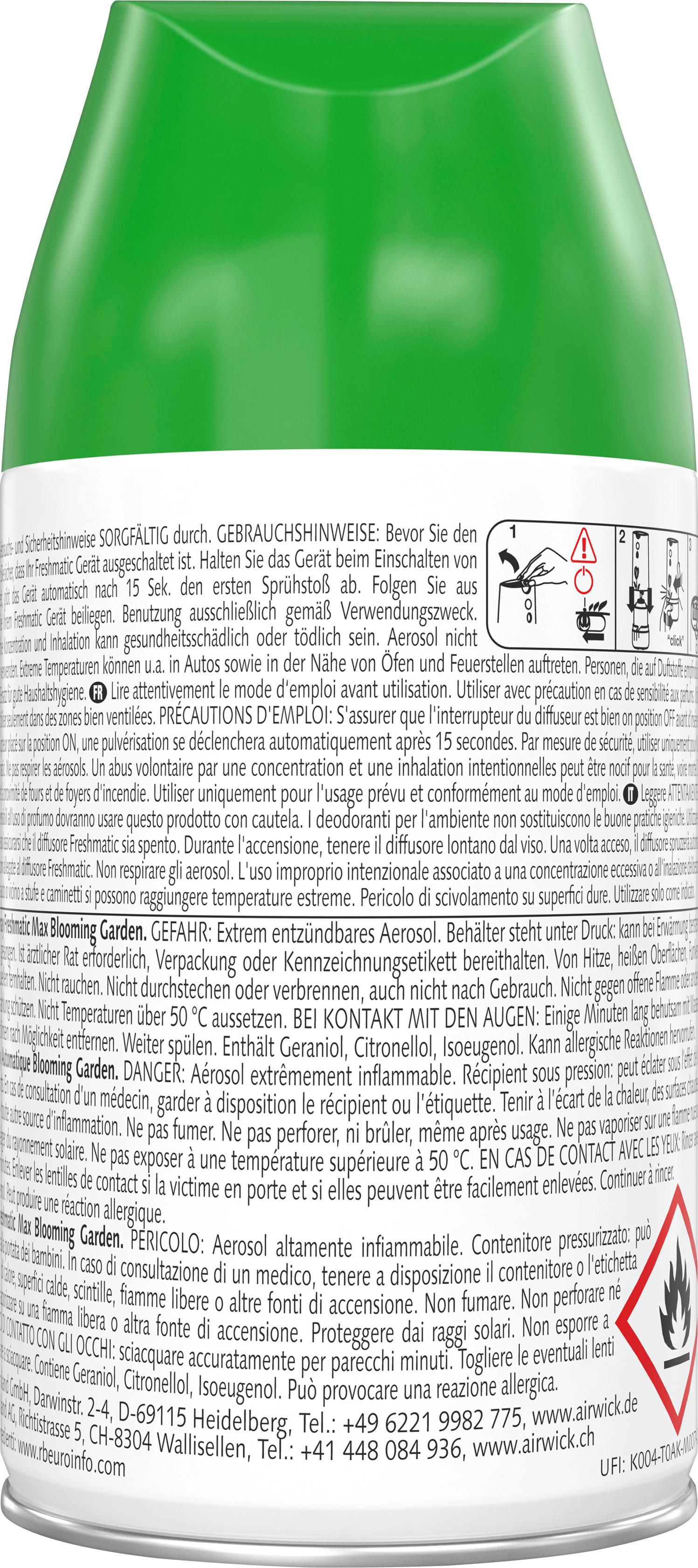 Produktbild Air Wick Freshmatic Max Nachfüller Blooming Garden 2 von 4