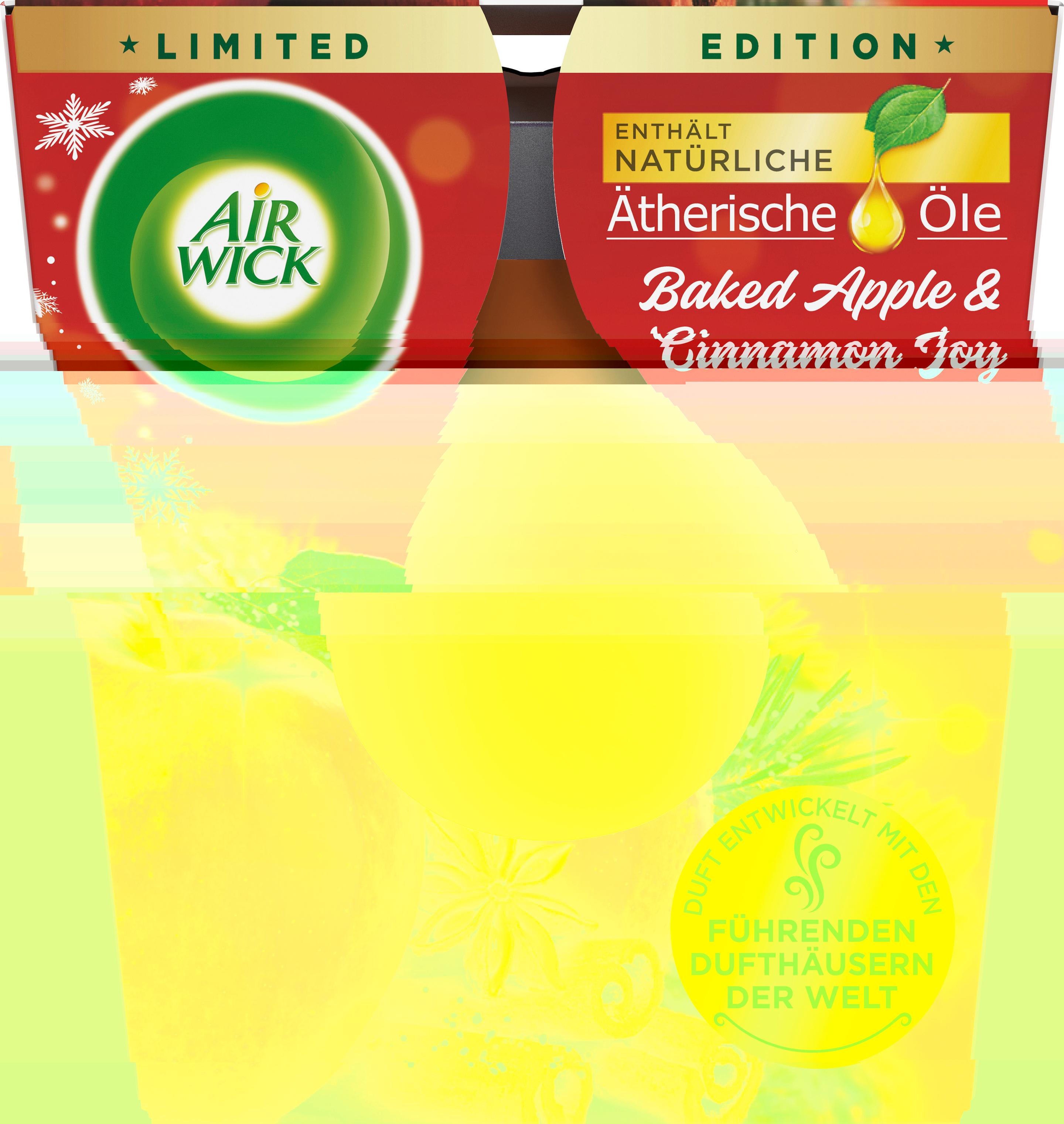 Air Wick Duftkerze Baked Apple&Cinnamon Joy