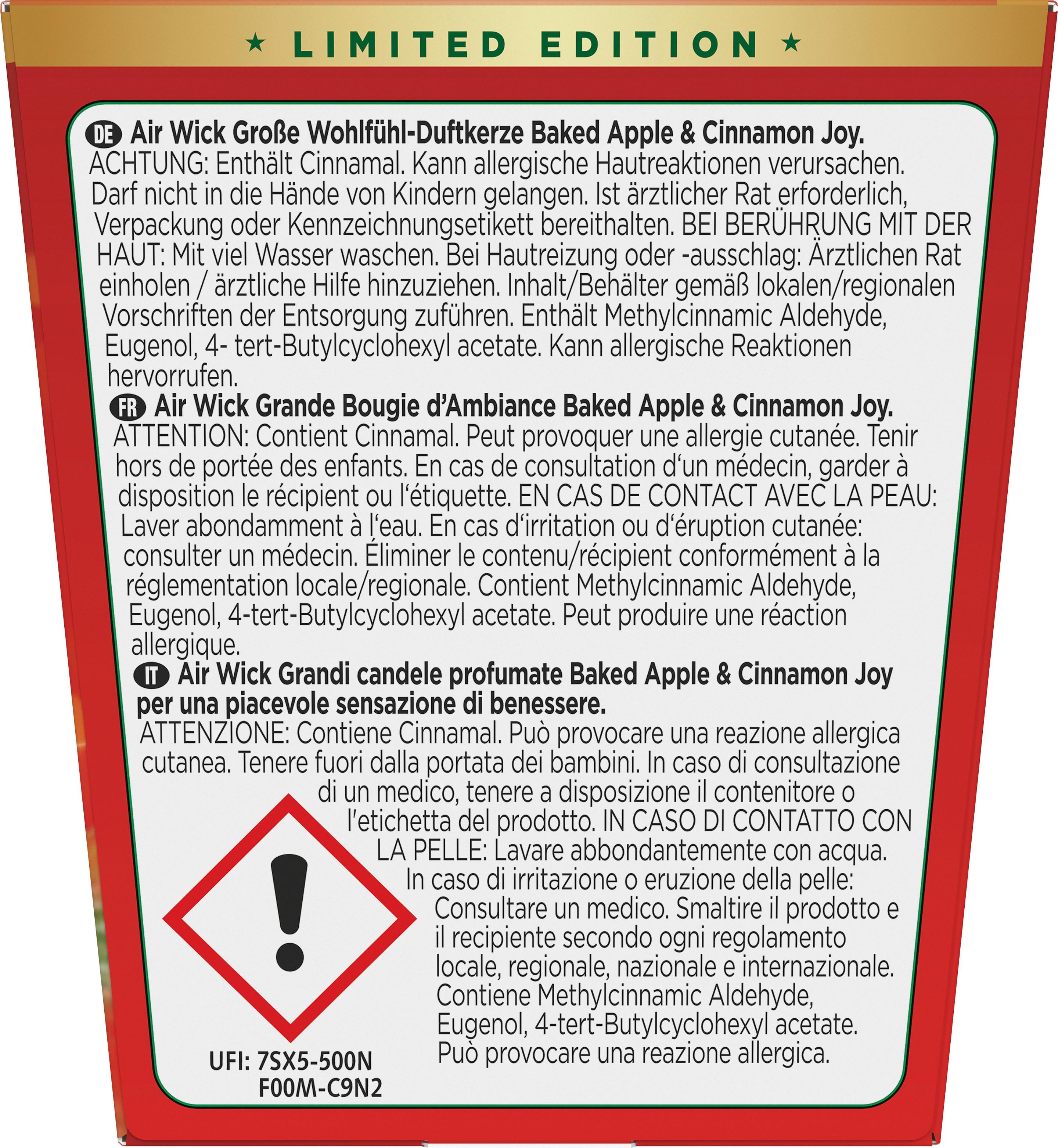 Produktbild Air Wick Duftkerze Baked Apple&Cinnamon Joy 2 von 6