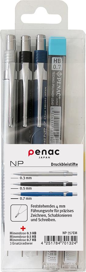 PENAC Druckbleistift-Set NP 9teilig
