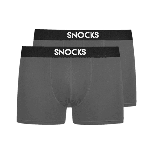 SNOCKS Herren Boxershorts Tin mit Logo 2er Pack