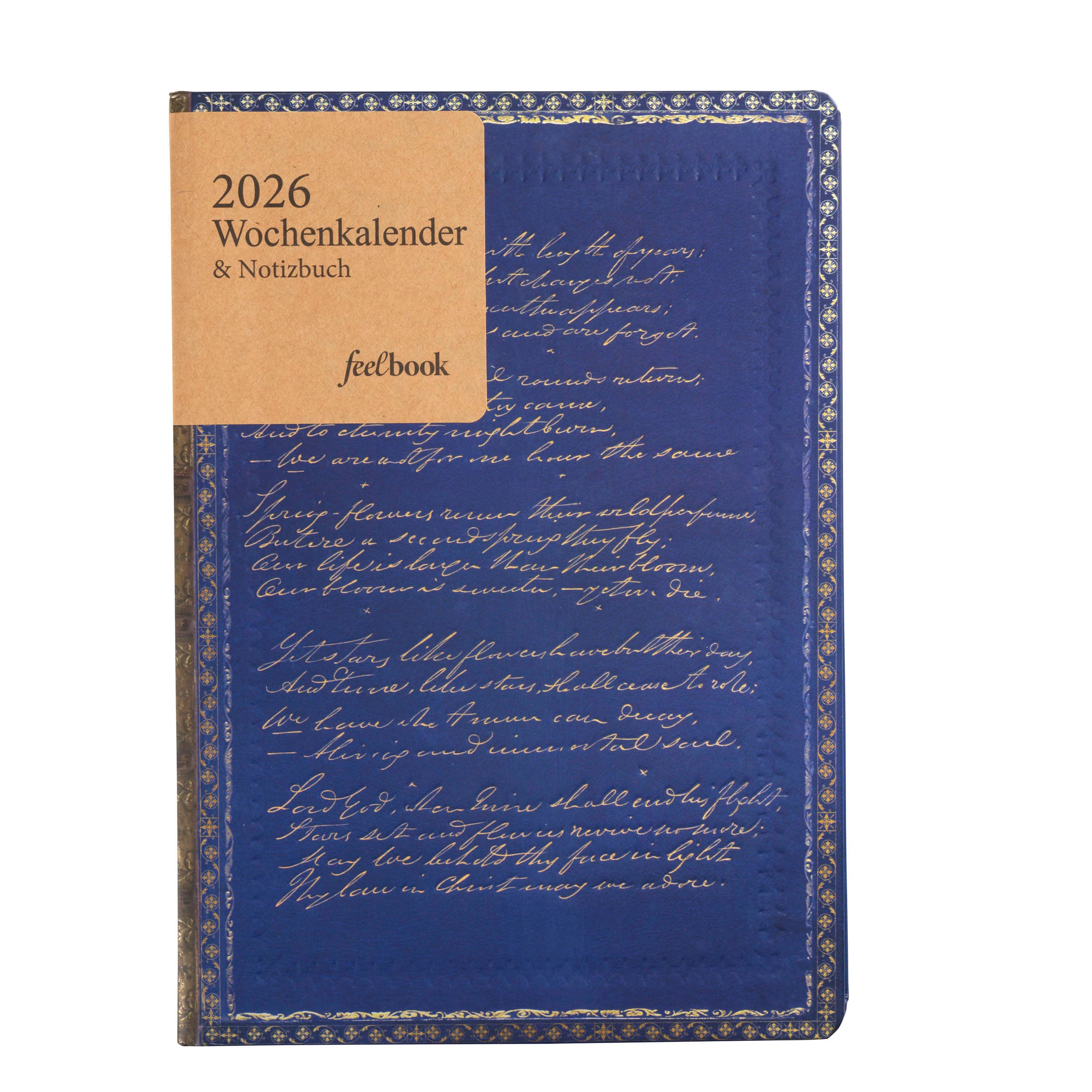 feelbook 2026 Wochenkalender & Notizbuch A5 Handwritings