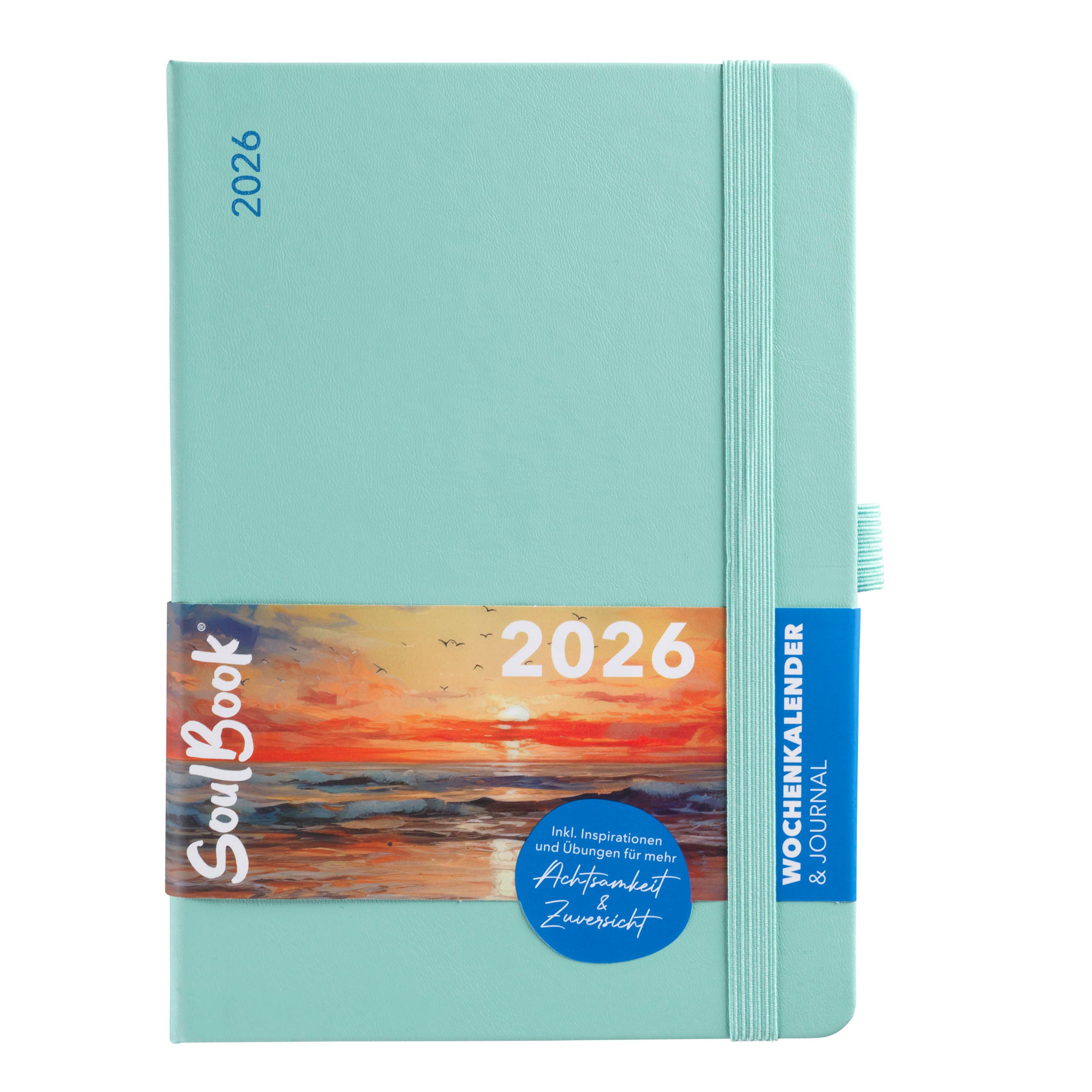 SoulBook 2026 Wochenkalender & Journal A5 Mint