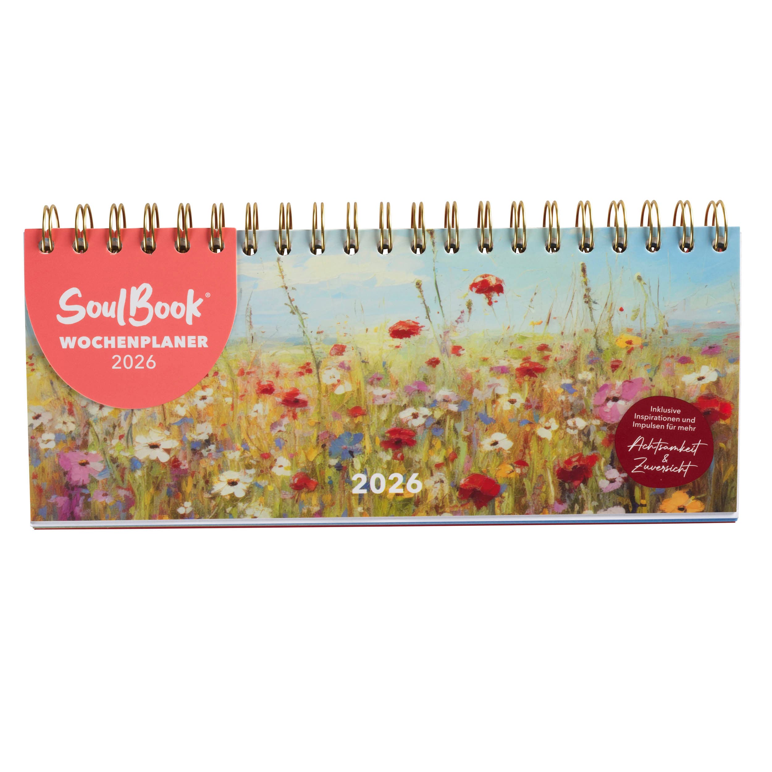 SoulBook 2026 Wochenplaner Blumen TK