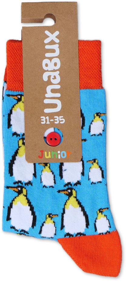 Produktbild Unabux Kinder Socken Pinguin Blue 2 von 2