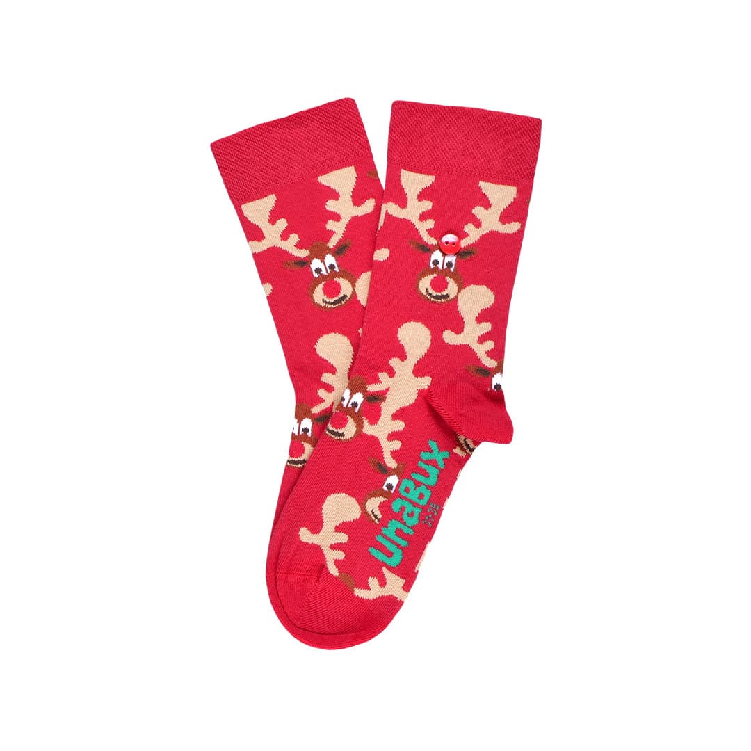 Unabux Kinder Socken Rentier