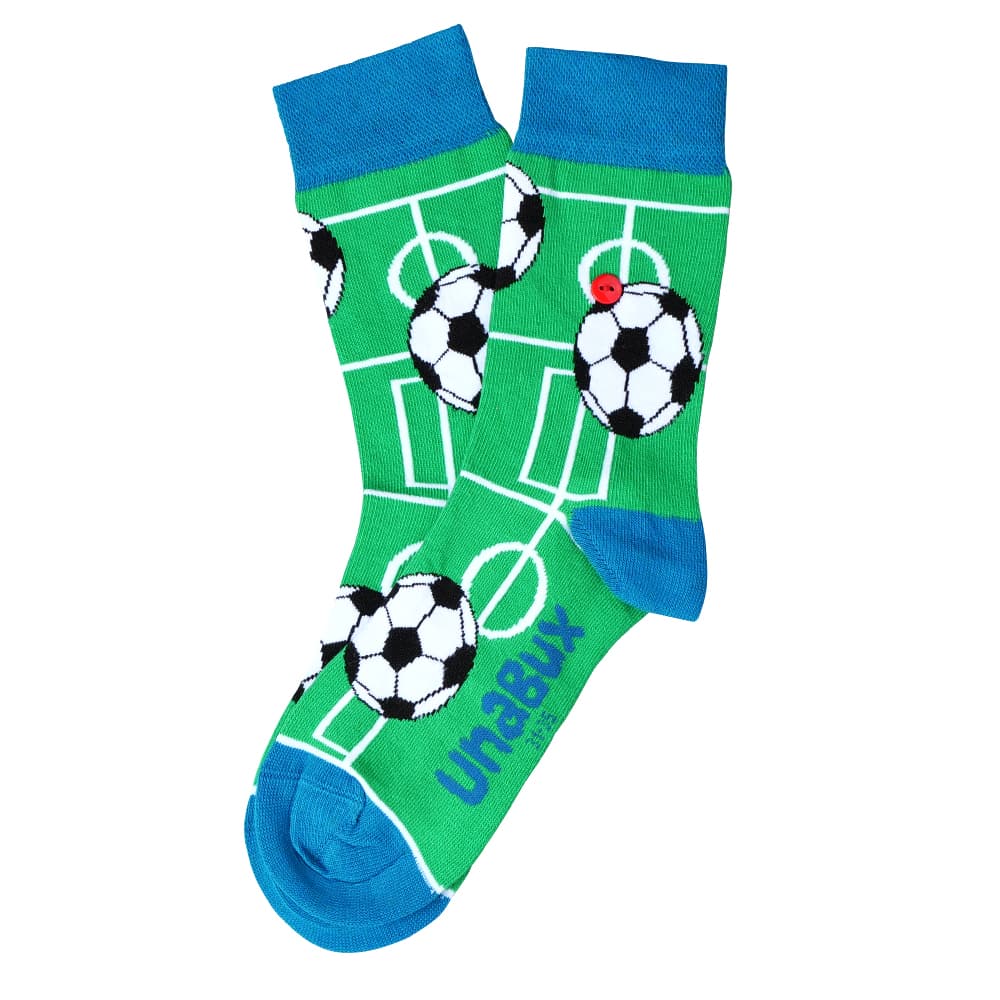 UnaBux Kinder Socken Fußball