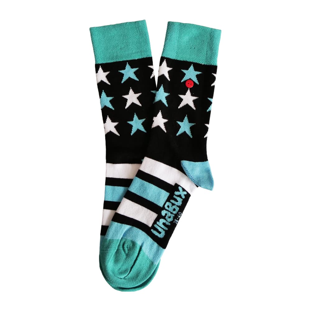 UnaBux Unisex Socken Sterne