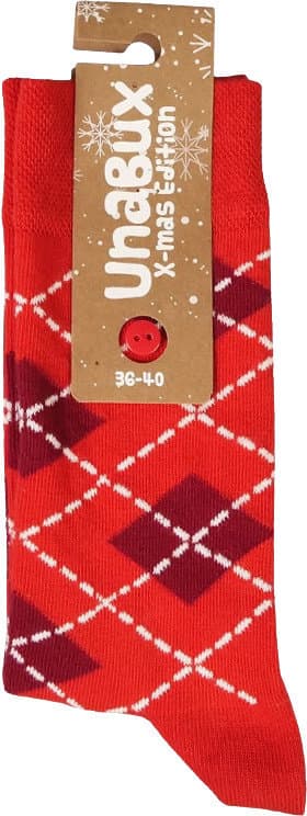 UnaBux Unisex Socken Argyle