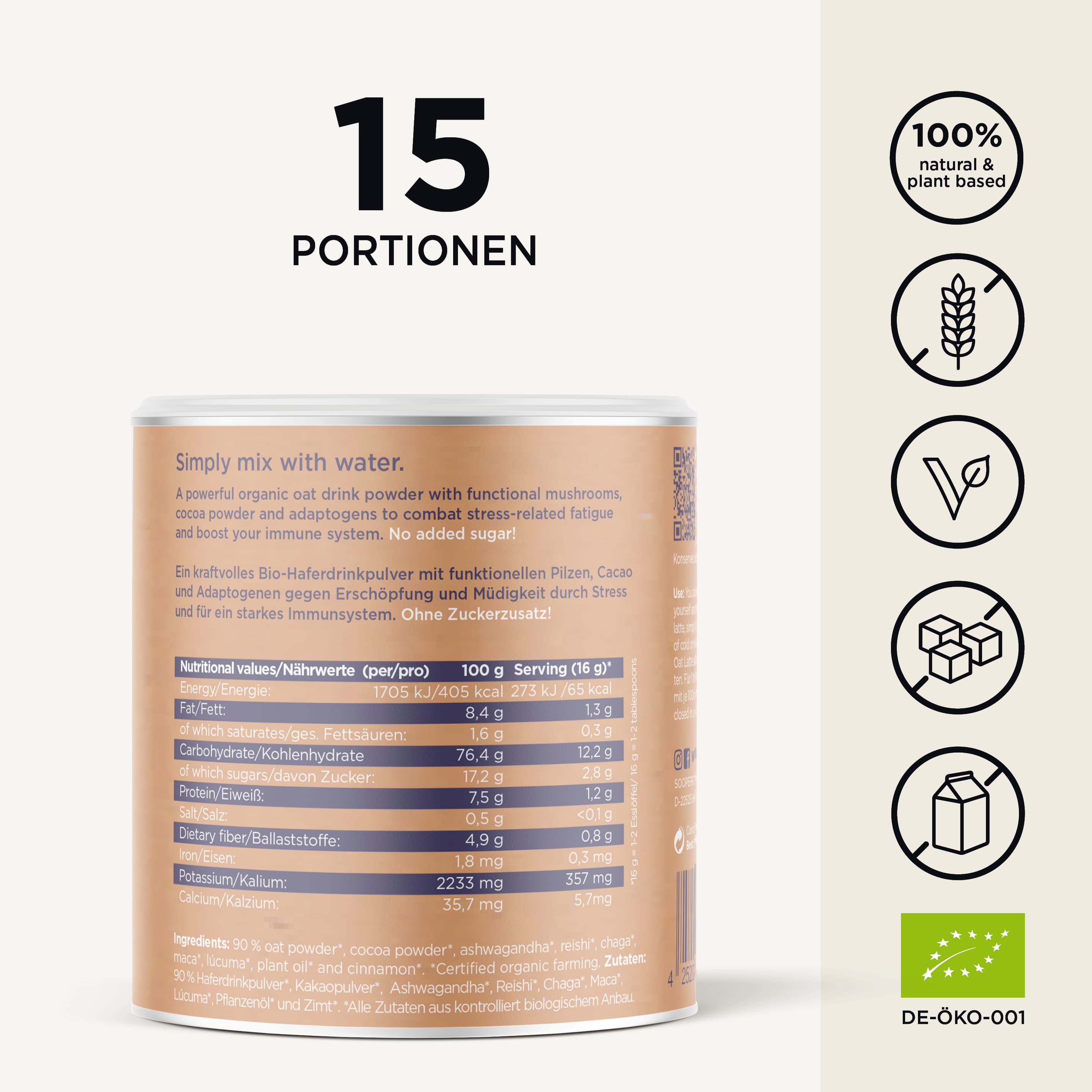 Produktbild SOOPERFOOD Bio Oat Mix Anti Stress 7 von 10