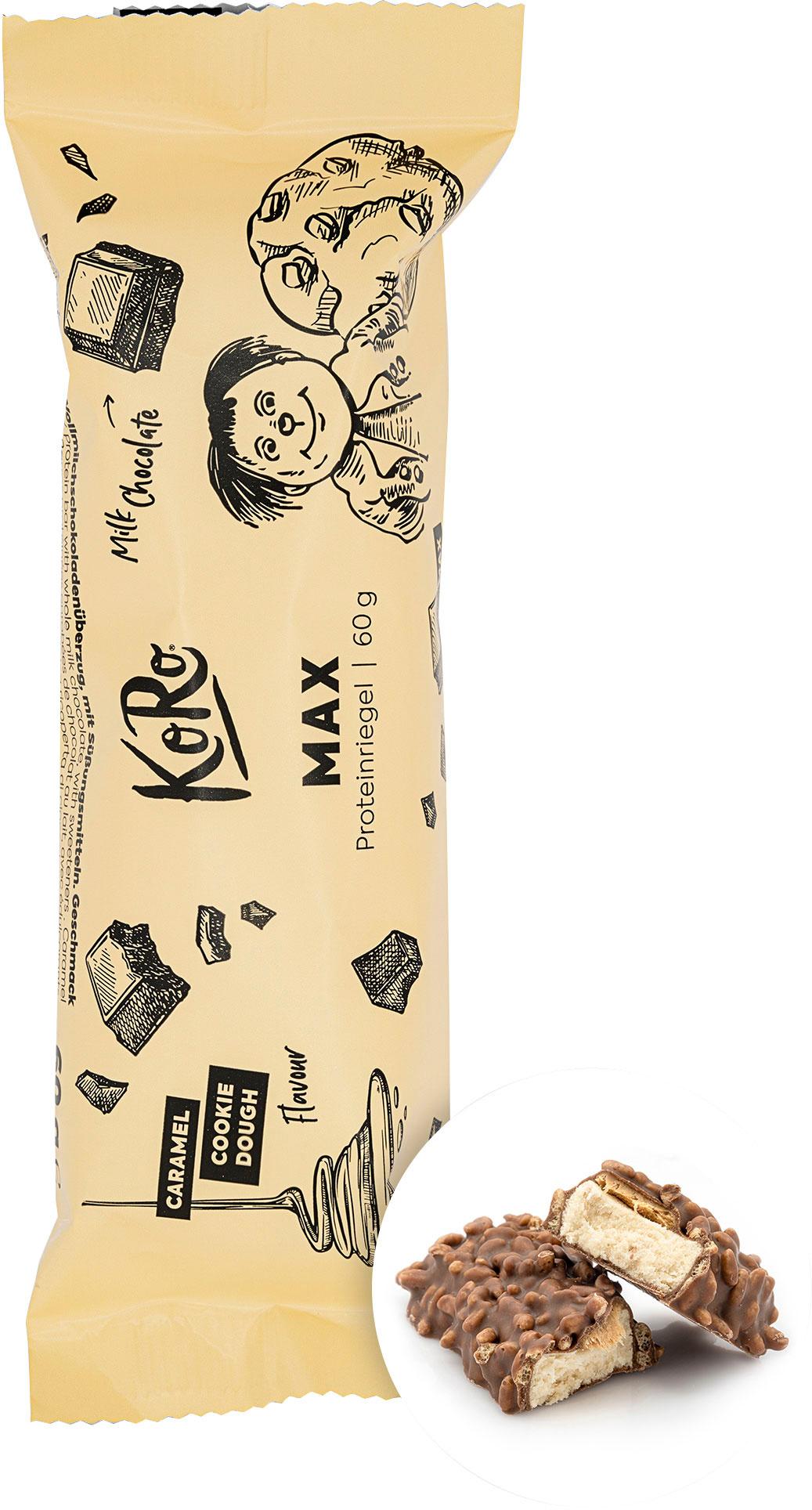 Produktbild KoRo Max Proteinriegel Caramel Cookie Dough 3 von 3