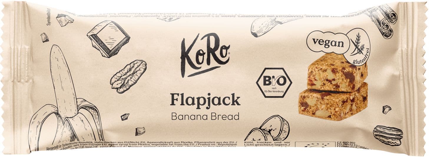 KoRo Bio Flapjack Banana Bread