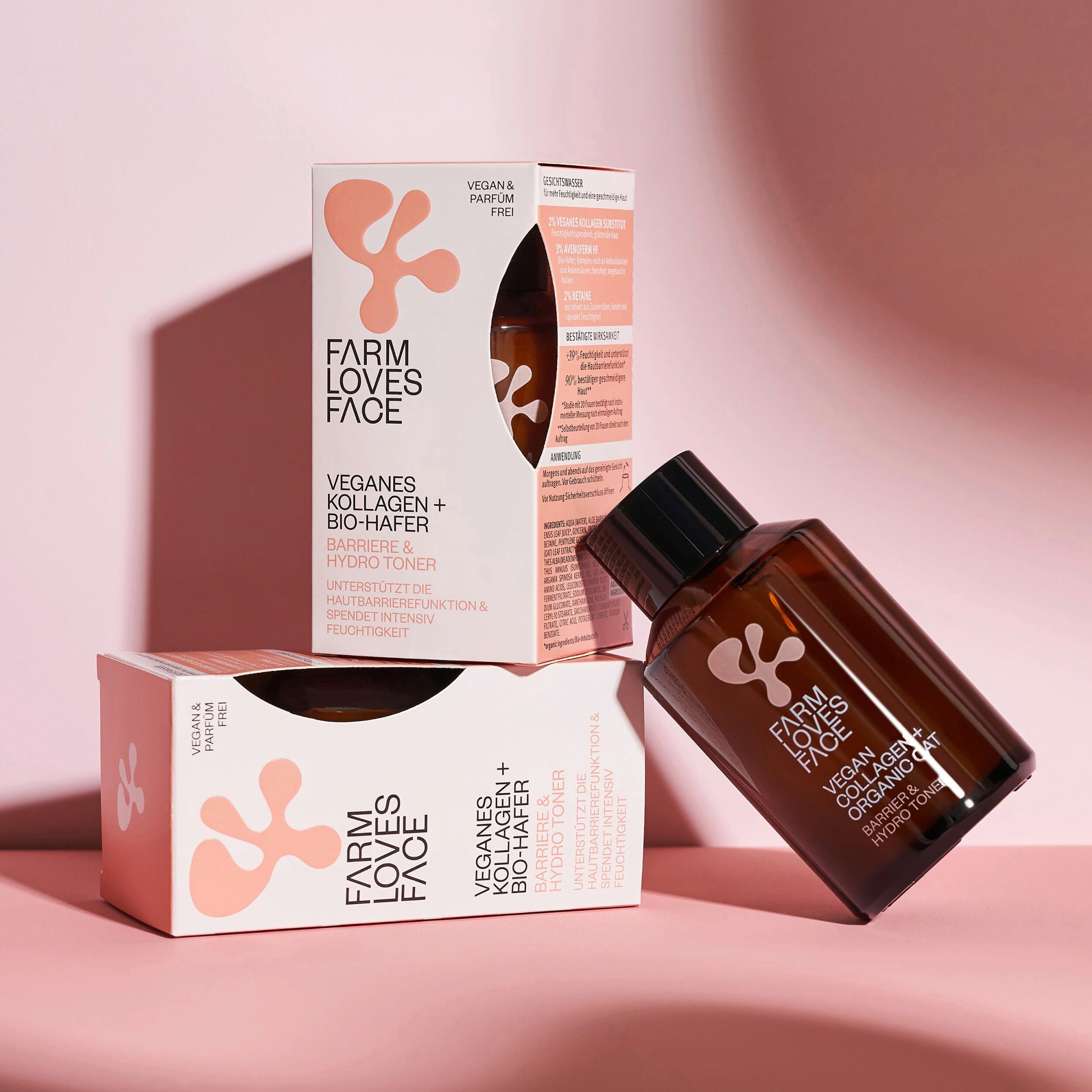 Produktbild Farm loves Face Toner mit veganem Kollagen + Bio-Hafer 2 von 8