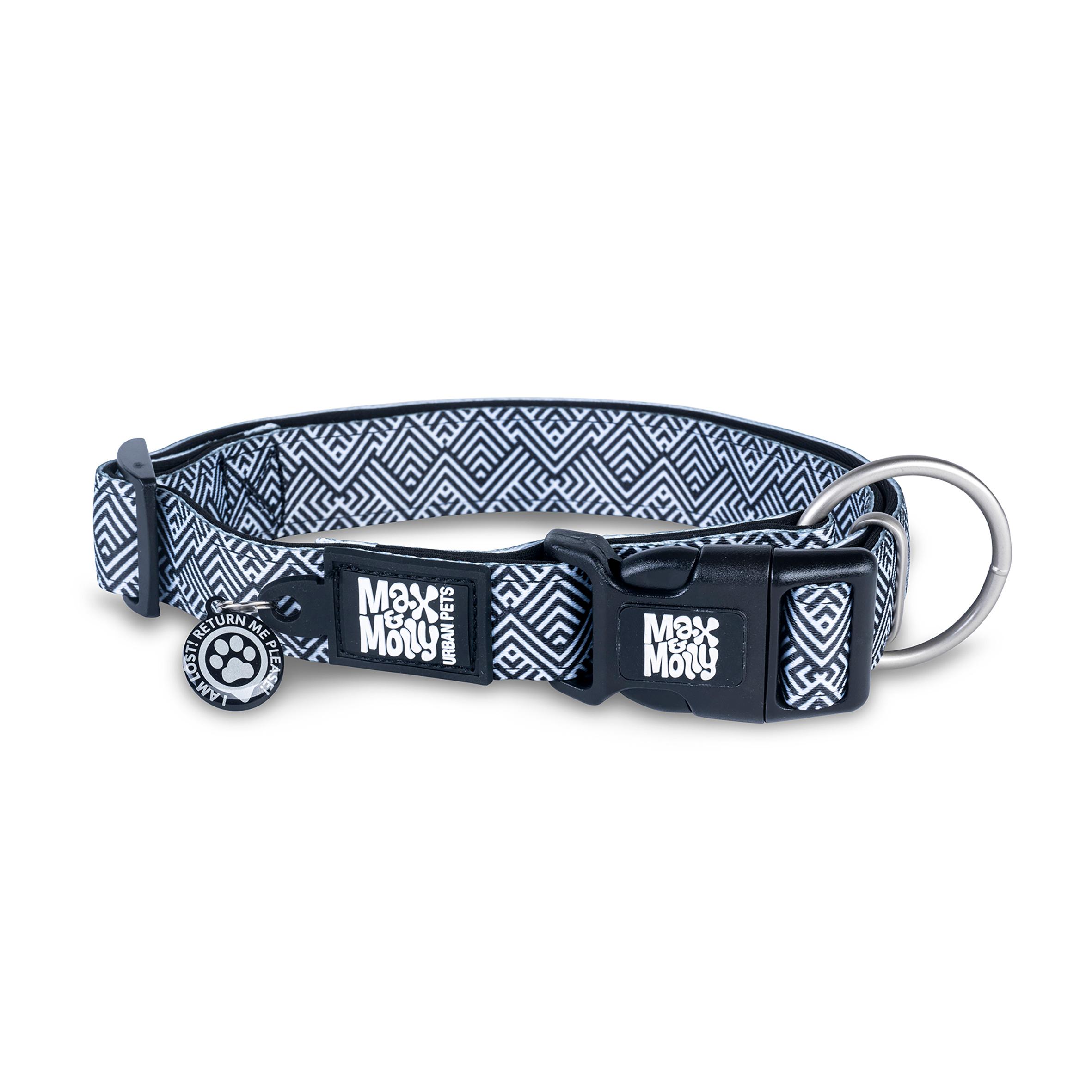Max&Molly Smart ID Halsband Mykonos Black/L