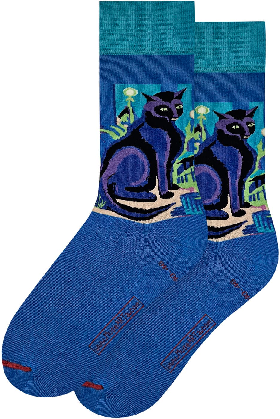 MuseARTa Unisex Socken Ernst Ludwig Kirchner - Black Cat