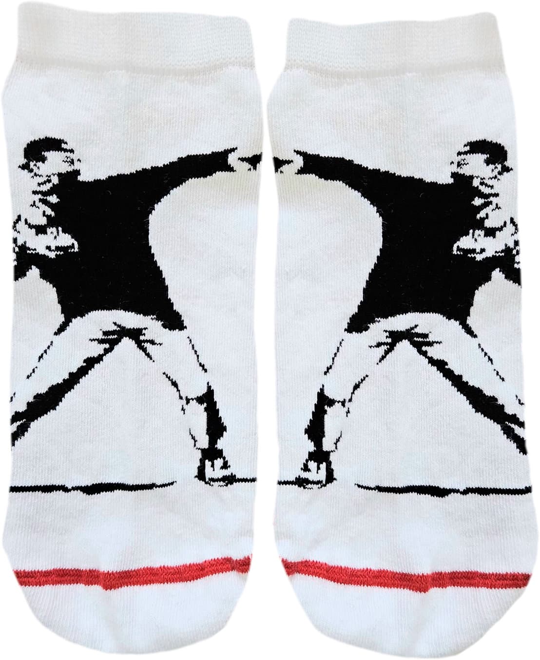 MuseARTa Unisex Sneaker Socken Banksy Graffiti Flower Bomber