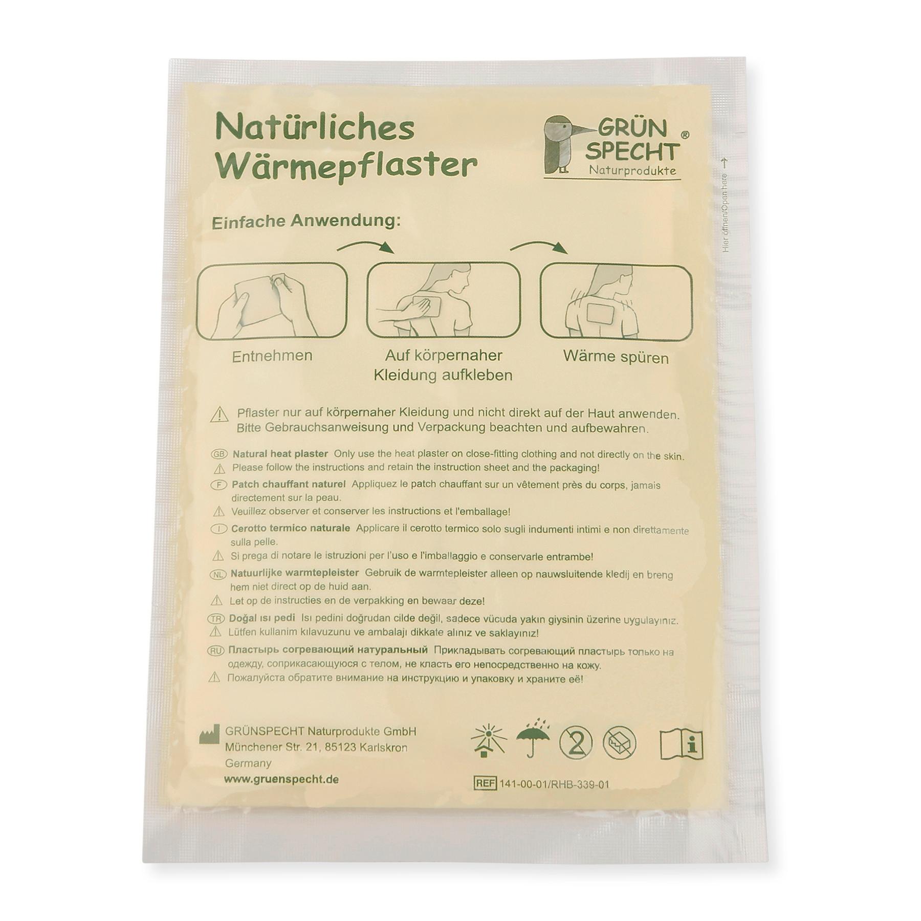 Produktbild Grünspecht natürliches Wärmepflaster 4 von 4