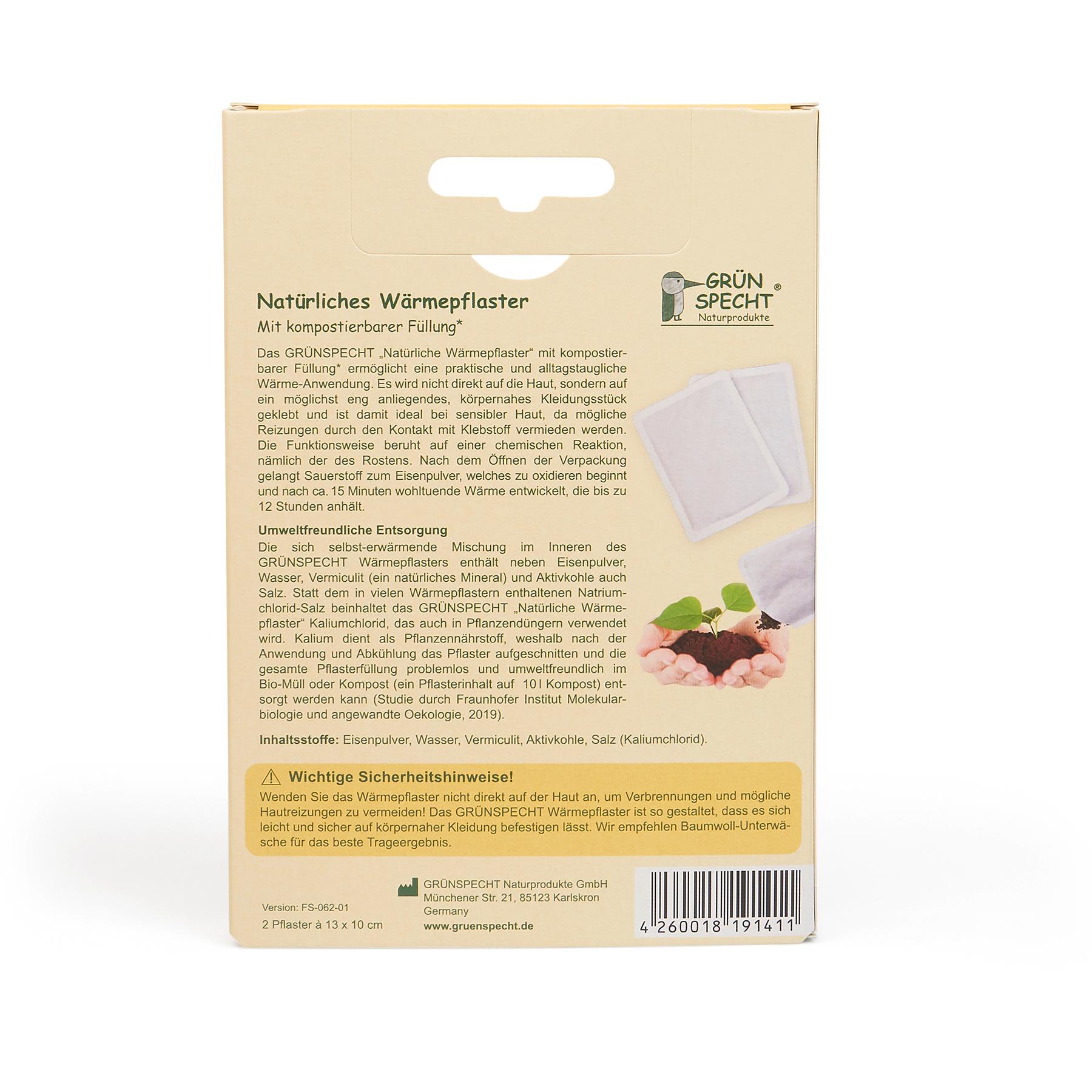 Produktbild Grünspecht natürliches Wärmepflaster 2 von 4
