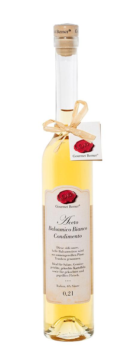 Gourmet Berner Aceto Balsamico Bianco Condimento