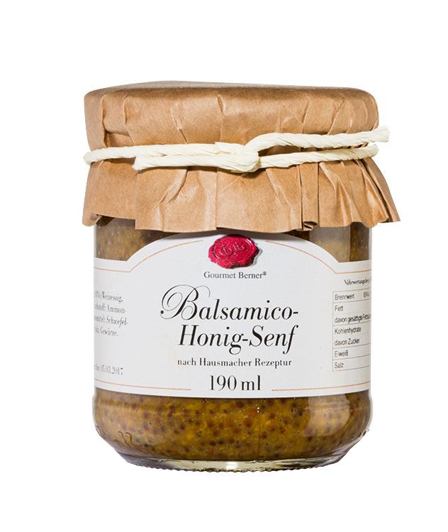 Gourmet Berner Balsamico Honig Senf