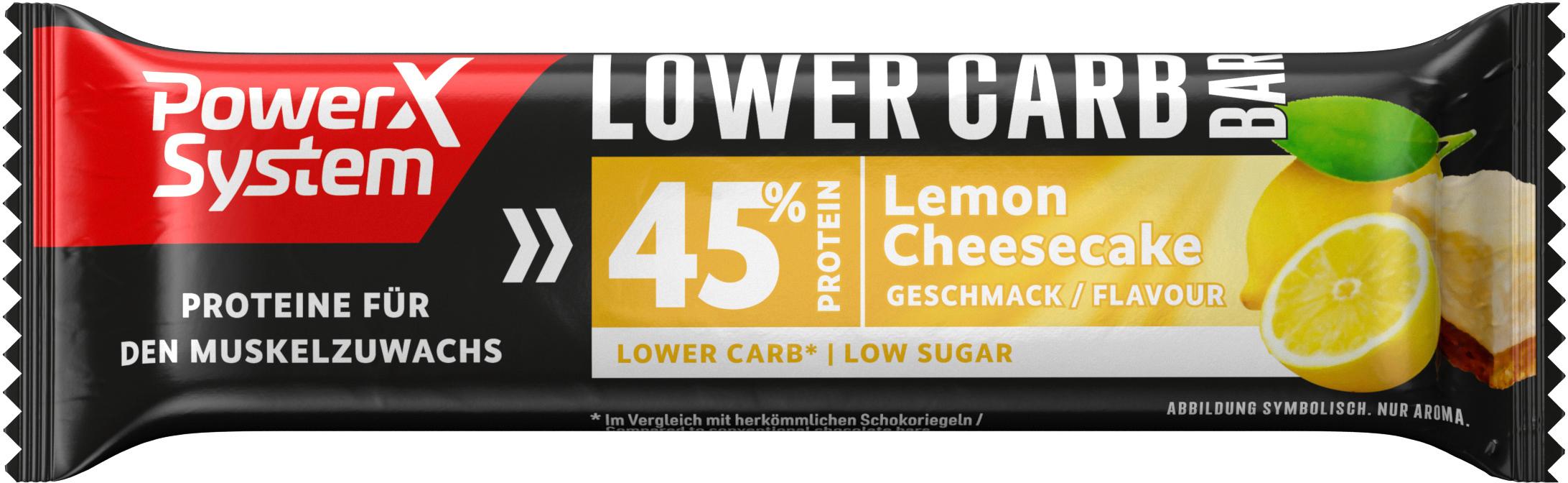 Power System Proteinriegel Lower Carb Bar Lemon Cheesecake