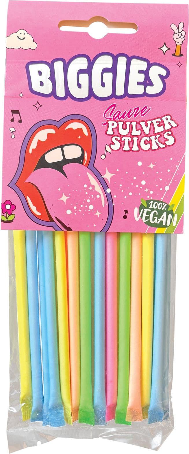 BIGGIES Saure Pulversticks