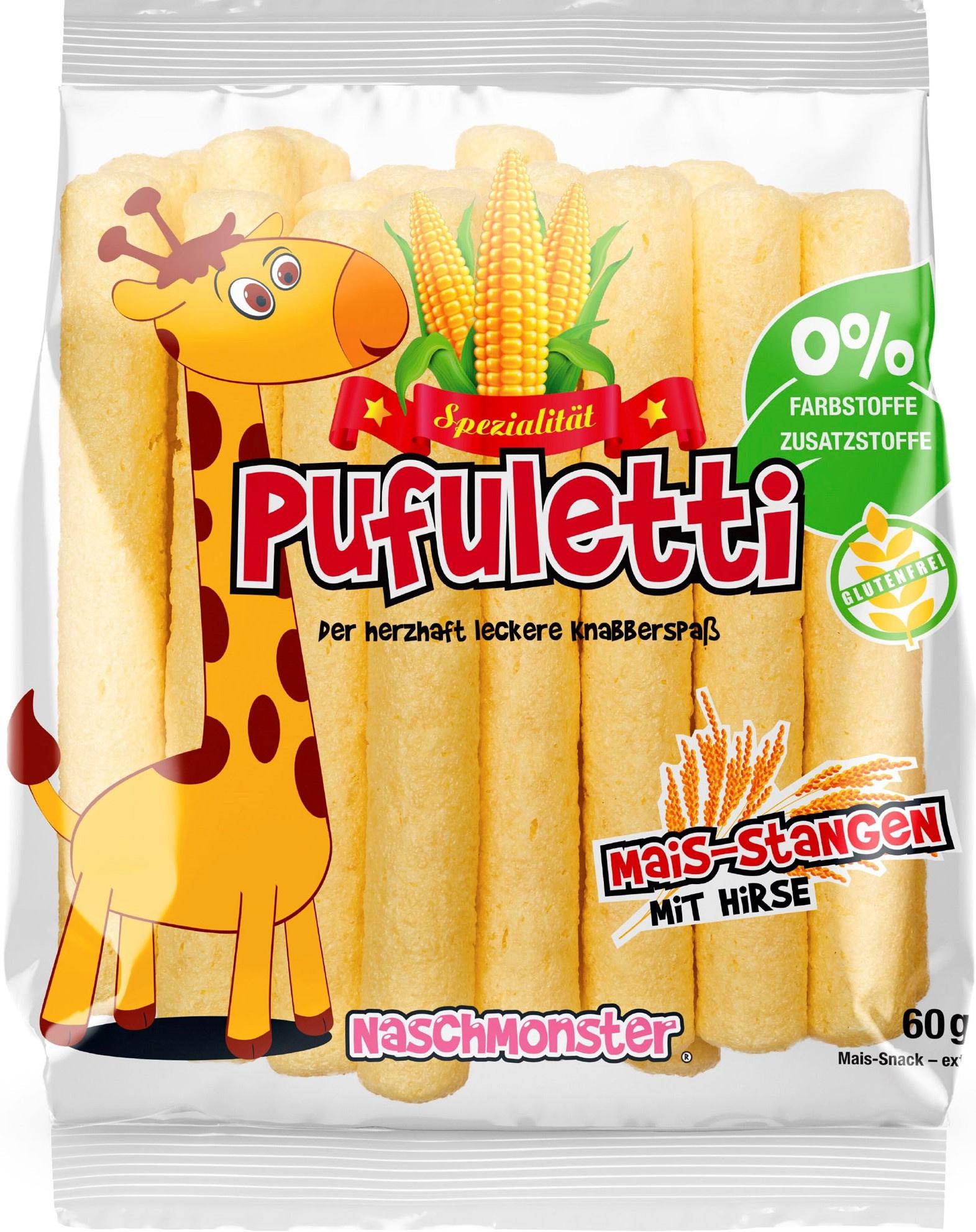 Pufuletti Maisstangen Hirse